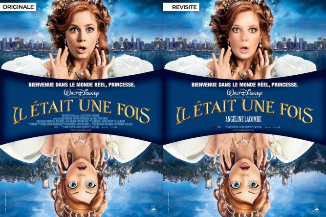 Affiche cinéma Disney Il était une fois revisite personnelle